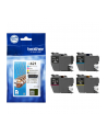BROTHER 4-pack of Black Cyan Magenta and Yellow 200-page standard capacity ink cartridges for DCP-J1050DW MFC-J1010DW and DCP-J11 - nr 26