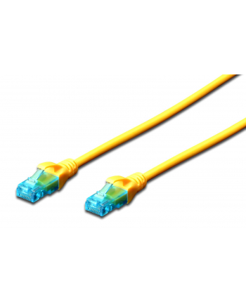 DIGITUS CAT 5e U-UTP patch cable PVC AWG 26/7 length 20m color yellow