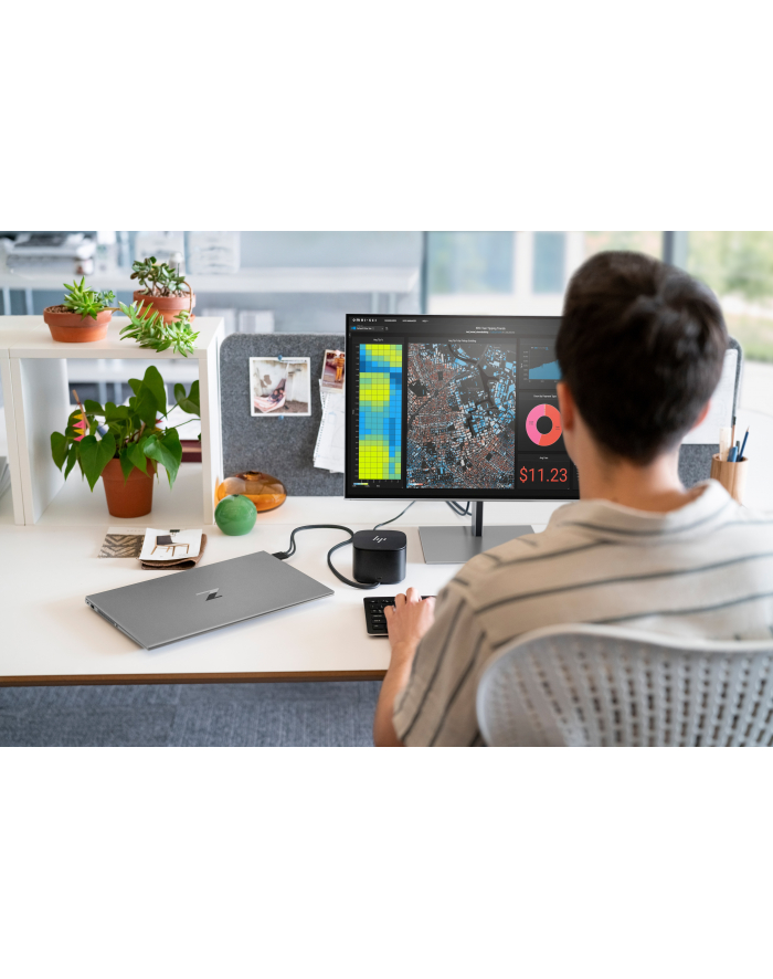 hp inc. HP Z-Display Z24u G3 24inch IPS UXGA 1920x1200 350nits USB-C 2xDP HDMI VESA 100 3YW główny