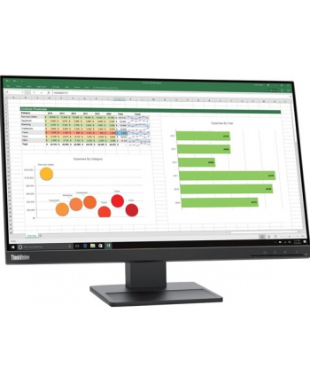 LENOVO ThinkVision E24q-20 23.8inch IPS QHD Monitor 16:9 1000:1 300cd/m2 HDMI DP