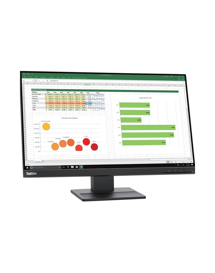 LENOVO ThinkVision E24q-20 23.8inch IPS QHD Monitor 16:9 1000:1 300cd/m2 HDMI DP główny