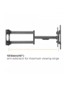 TECHLY Wall Bracket Extendable Arm up to 1015 mm for LCD 43-80inch Black - nr 20