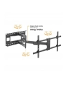 TECHLY Wall Bracket Extendable Arm up to 1015 mm for LCD 43-80inch Black - nr 49