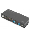 DIGITUS KVM Switch 2x1 DP DP/HDMI OutUSB 4Kx2K60Hz - nr 60