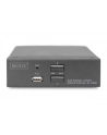 DIGITUS KVM Switch 2x1 HDMI 2-Port Single Display 4K/30Hz FreeSync - nr 34