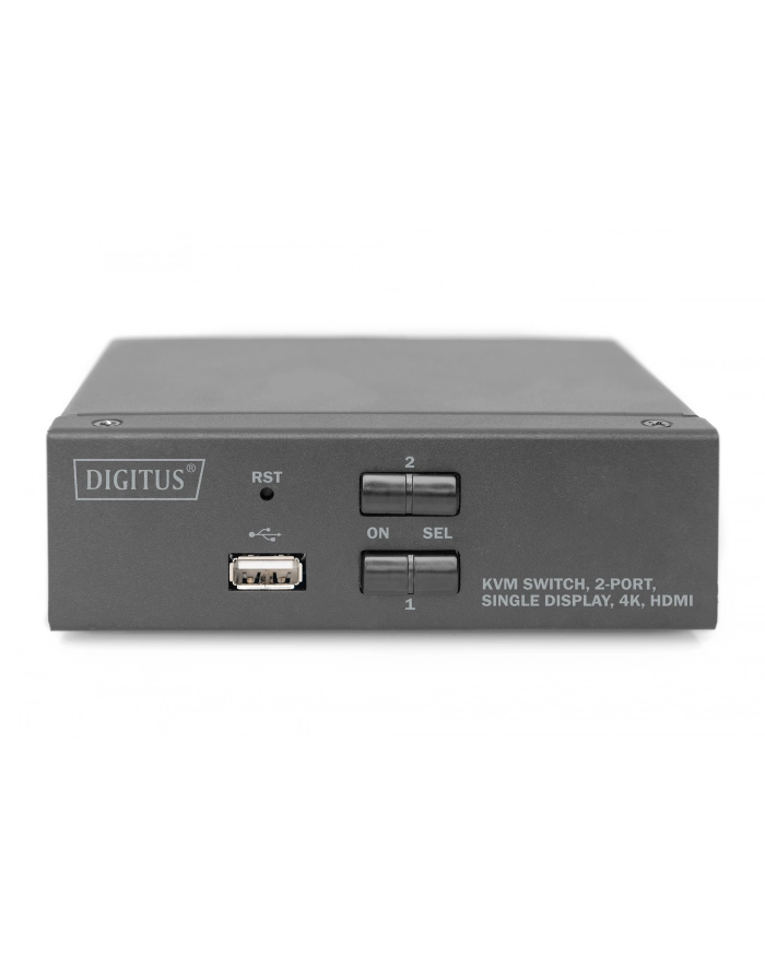 DIGITUS KVM Switch 2x1 HDMI 2-Port Single Display 4K/30Hz FreeSync główny