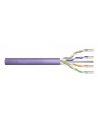 DIGITUS Installation cable cat.6 U/UTP Dca solid wire AWG 23/1 LSOH 100m violet - nr 2