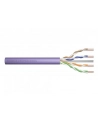 DIGITUS Installation cable cat.6 U/UTP Dca solid wire AWG 23/1 LSOH 100m violet - nr 3