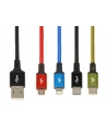 IBOX USB MULTI 4 IN 1 CABLE: 2X USB-C MICRO USB LIGTNING - COLOR CABLE - nr 6