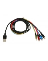 IBOX USB MULTI 4 IN 1 CABLE: 2X USB-C MICRO USB LIGTNING - COLOR CABLE - nr 7