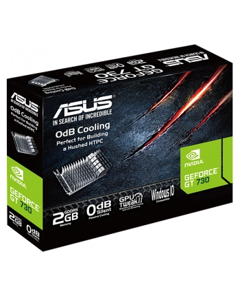 ASUS GT730-SL-2GD5-BRK ASUS GeForce GT 730, 2GB GDDR5 (64 Bit), HDMI, DVI nr 1
