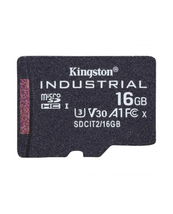 KINGSTON 16GB microSDHC Industrial C10 A1 pSLC Card Single Pack w/o Adapter nr 1