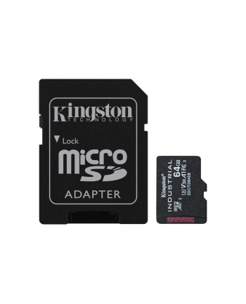 KINGSTON 64GB microSDXC Industrial C10 A1 pSLC Card + SD Adapter nr 1