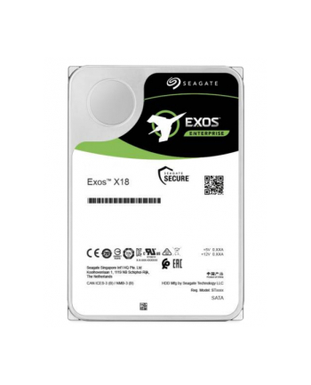 SEAGATE Exos X18 10TB HDD SATA 7200RPM 256MB cache SED 512e/4Kn BLK