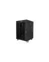 LANBERG free standing rack 19inch cabinet 15U 600x600 glass door LCD flat pack Kolor: CZARNY - nr 14