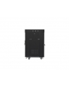 LANBERG free standing rack 19inch cabinet 15U 600x600 glass door LCD flat pack Kolor: CZARNY - nr 15