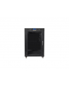 LANBERG free standing rack 19inch cabinet 15U 600x600 glass door LCD flat pack Kolor: CZARNY - nr 1