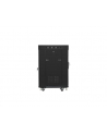 LANBERG free standing rack 19inch cabinet 15U 600x600 glass door LCD flat pack Kolor: CZARNY - nr 28