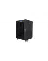 LANBERG free standing rack 19inch cabinet 15U 600x600 glass door LCD flat pack Kolor: CZARNY - nr 9