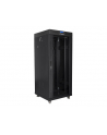 LANBERG free standing rack 19inch cabinet 27U 600x600 glass door LCD flat pack Kolor: CZARNY - nr 13