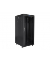 LANBERG free standing rack 19inch cabinet 27U 600x600 glass door LCD flat pack Kolor: CZARNY - nr 19
