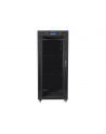 LANBERG free standing rack 19inch cabinet 27U 600x600 glass door LCD flat pack Kolor: CZARNY - nr 8