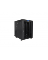 LANBERG free standing rack 19inch cabinet 15U 600x800 glass door LCD flat pack Kolor: CZARNY - nr 16