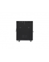 LANBERG free standing rack 19inch cabinet 15U 600x800 glass door LCD flat pack Kolor: CZARNY - nr 17