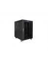LANBERG free standing rack 19inch cabinet 15U 600x800 glass door LCD flat pack Kolor: CZARNY - nr 23