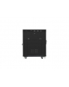LANBERG free standing rack 19inch cabinet 15U 600x800 glass door LCD flat pack Kolor: CZARNY - nr 32