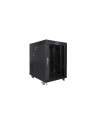 LANBERG free standing rack 19inch cabinet 15U 600x800 glass door LCD flat pack Kolor: CZARNY - nr 7