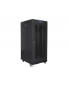 LANBERG free standing rack 19inch cabinet 27U 600x800 mesh door LCD flat pack Kolor: CZARNY - nr 16