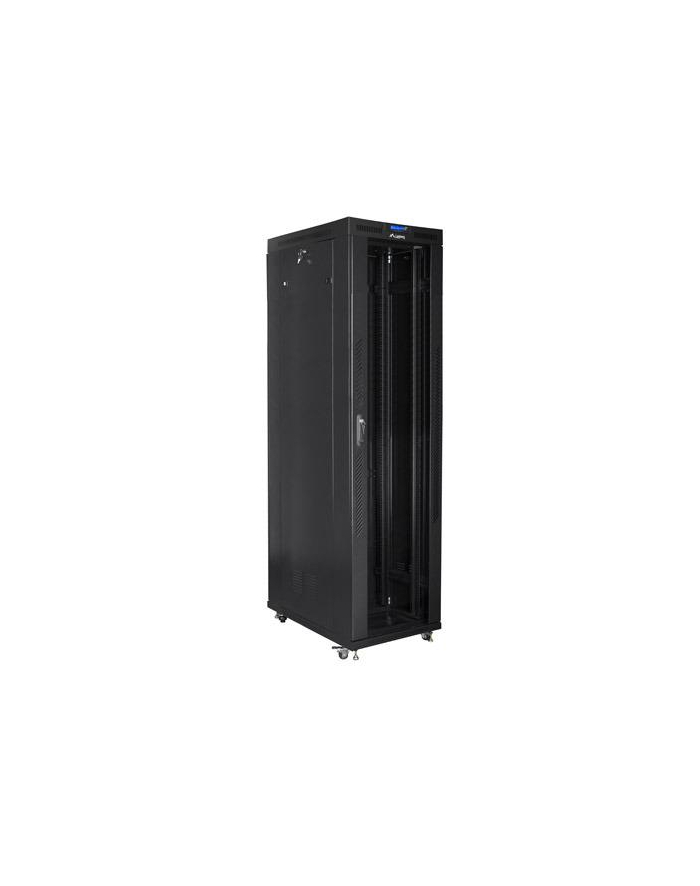 LANBERG free standing rack 19inch cabinet 47U 800x1000 glass door LCD flat pack Kolor: CZARNY główny