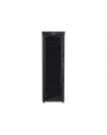 LANBERG free standing rack 19inch cabinet 47U 800x1000 glass door LCD flat pack Kolor: CZARNY - nr 8