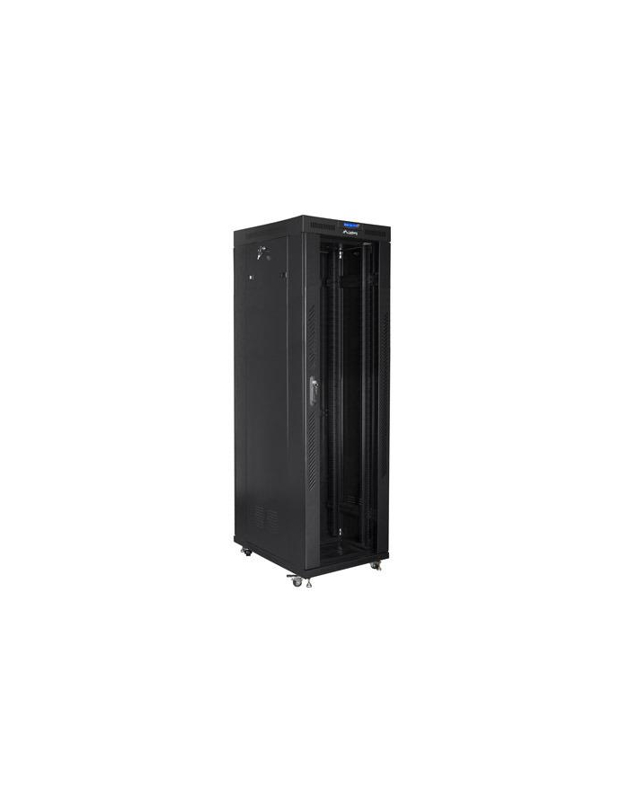 LANBERG free standing rack 19inch cabinet 42U 800x800 glass door LCD flat pack Kolor: CZARNY główny