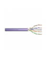 DIGITUS CAT 6 U-UTP patch cable raw length 305m paper box AWG 26/7 LSZH simplex color grey - nr 1