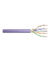 DIGITUS Installation cable cat.6 U/UTP Dca solid wire AWG 23/1 LSOH 500m violet reel - nr 5