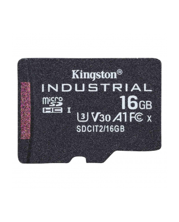KINGSTON 16GB microSDHC Industrial C10 A1 pSLC Card Single Pack w/o Adapter