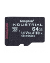 KINGSTON 64GB microSDXC Industrial C10 A1 pSLC Card Single Pack w/o Adapter - nr 13