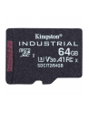 KINGSTON 64GB microSDXC Industrial C10 A1 pSLC Card Single Pack w/o Adapter - nr 8