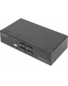 DIGITUS KVM Switch 2x1 HDMI 4-Port Single Display 4K/30Hz FreeSync - nr 50
