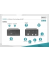 DIGITUS KVM Switch 2x2 HDMI 2-Port Dual Display 4K/30Hz FreeSync - nr 44