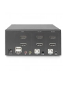DIGITUS KVM Switch 2x2 HDMI 2-Port Dual Display 4K/30Hz FreeSync - nr 58