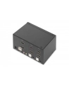 DIGITUS KVM Switch 2x2 HDMI 2-Port Dual Display 4K/30Hz FreeSync - nr 61