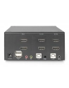 DIGITUS KVM Switch 2x2 HDMI 2-Port Dual Display 4K/30Hz FreeSync - nr 63