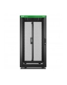 APC Easy Rack 600mm/24U/1000mm with Roof Side panel castors feet and 4 Brackets No Bottom Kolor: CZARNY - nr 3