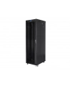LANBERG rack cabinet 19inch free-standing 42U/600x1000 with glass door LCD self-assembly flat pack Kolor: CZARNY - nr 16
