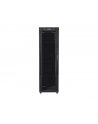 LANBERG rack cabinet 19inch free-standing 42U/600x1000 with glass door LCD self-assembly flat pack Kolor: CZARNY - nr 1