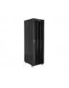 LANBERG rack cabinet 19inch free-standing 42U/600x1000 with glass door LCD self-assembly flat pack Kolor: CZARNY - nr 2