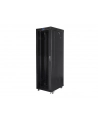 LANBERG rack cabinet 19inch free-standing 42U/600x1000 with glass door LCD self-assembly flat pack Kolor: CZARNY - nr 6